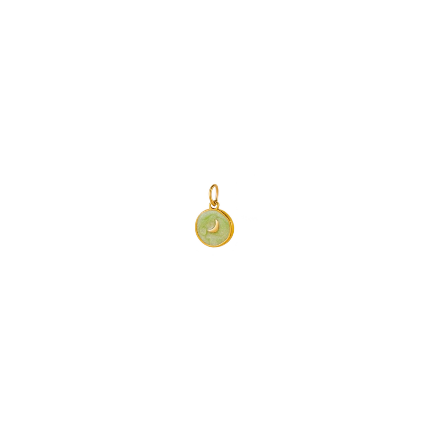 Coloured circle moon