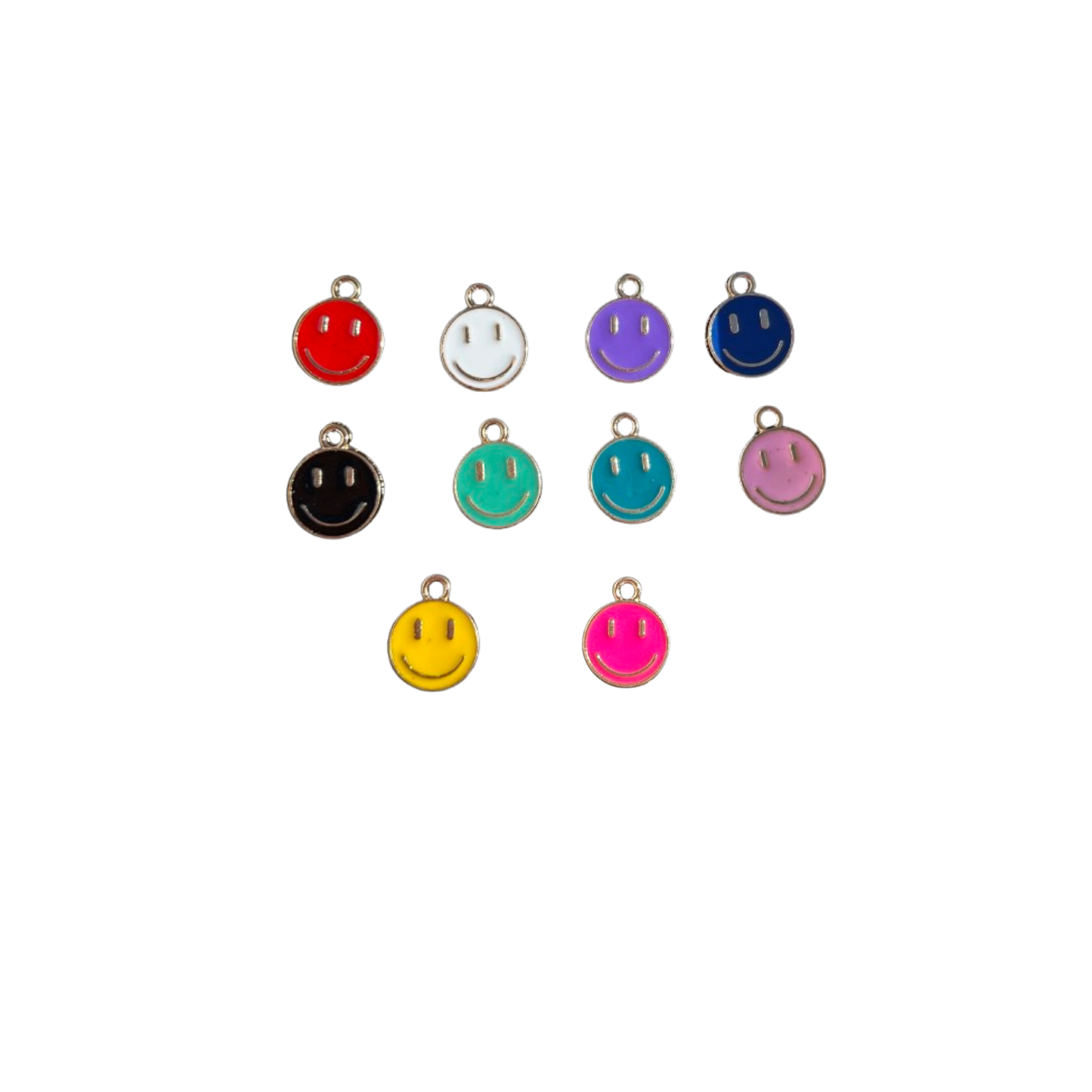 Gold Small Coloured smiley