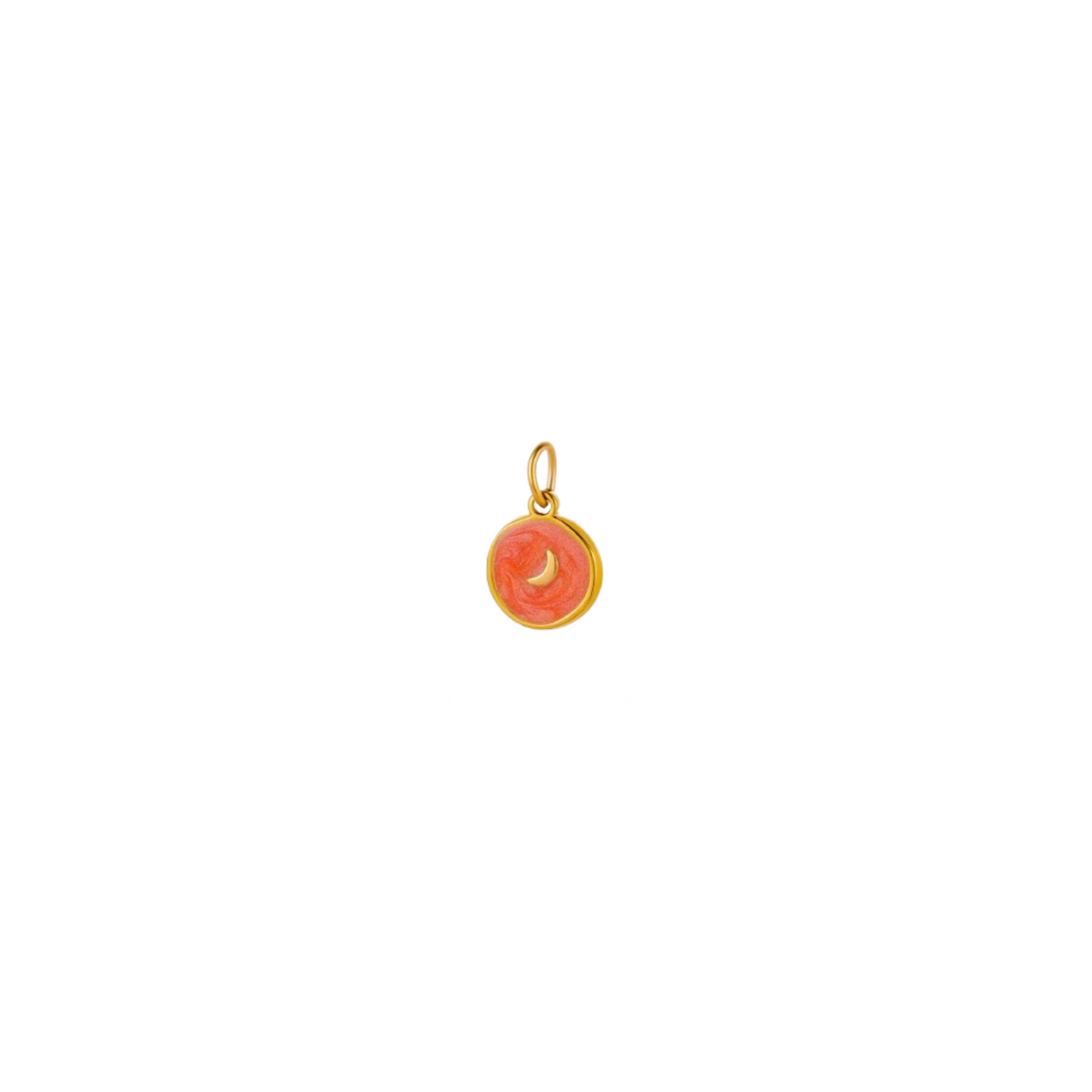 Coloured circle moon