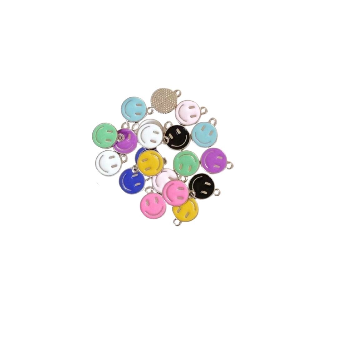 Gold Small Coloured smiley