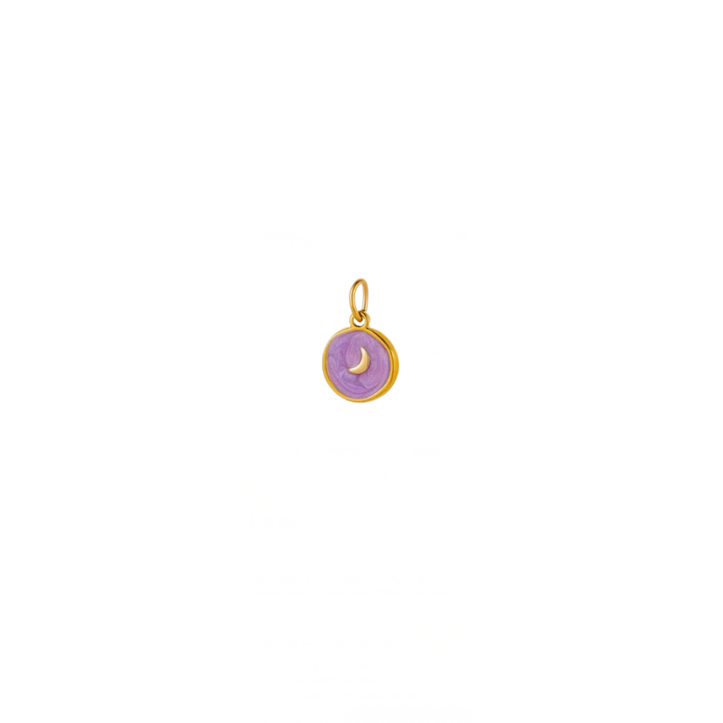 Coloured circle moon
