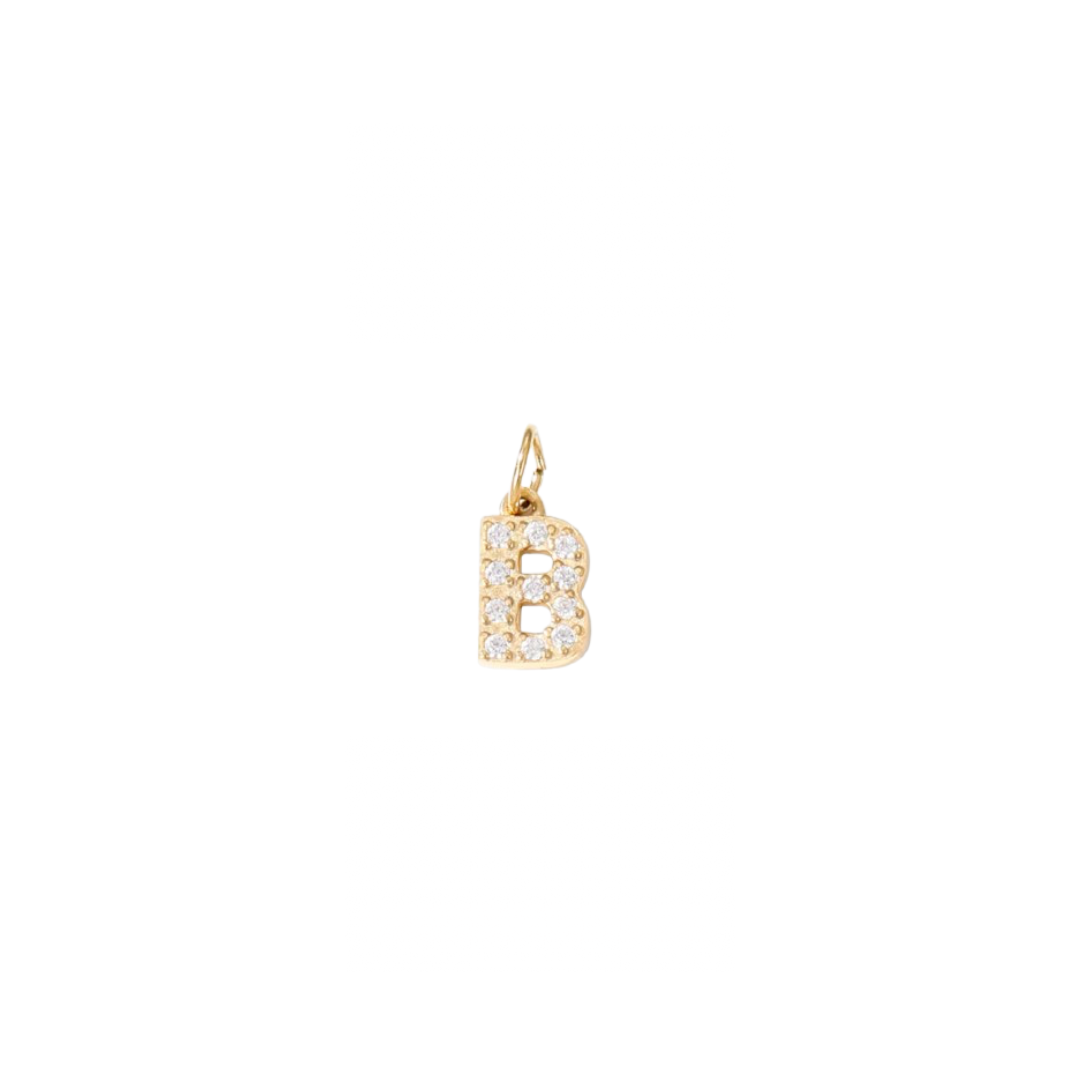 Diamonte initial - Rose Gold