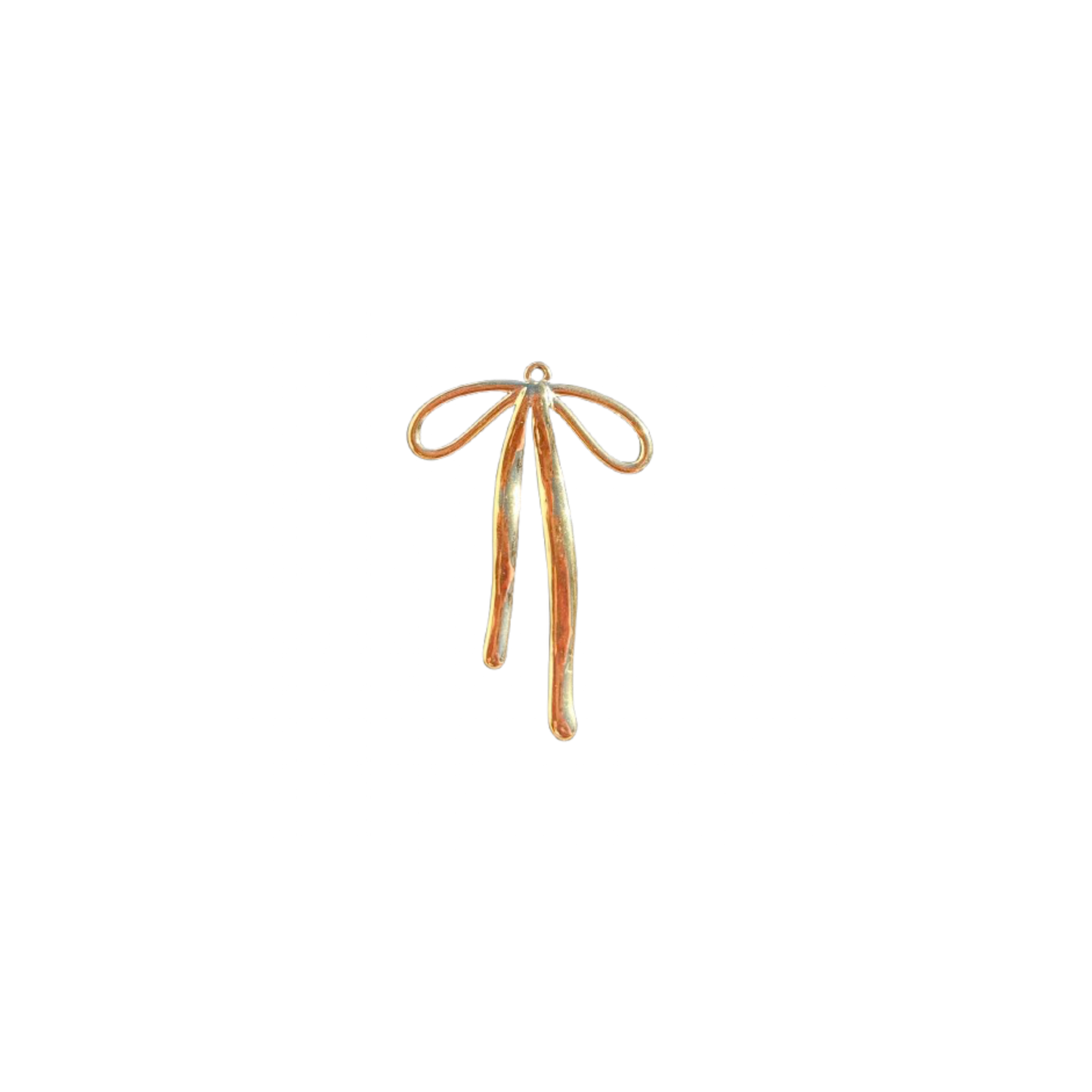 Long gold bow
