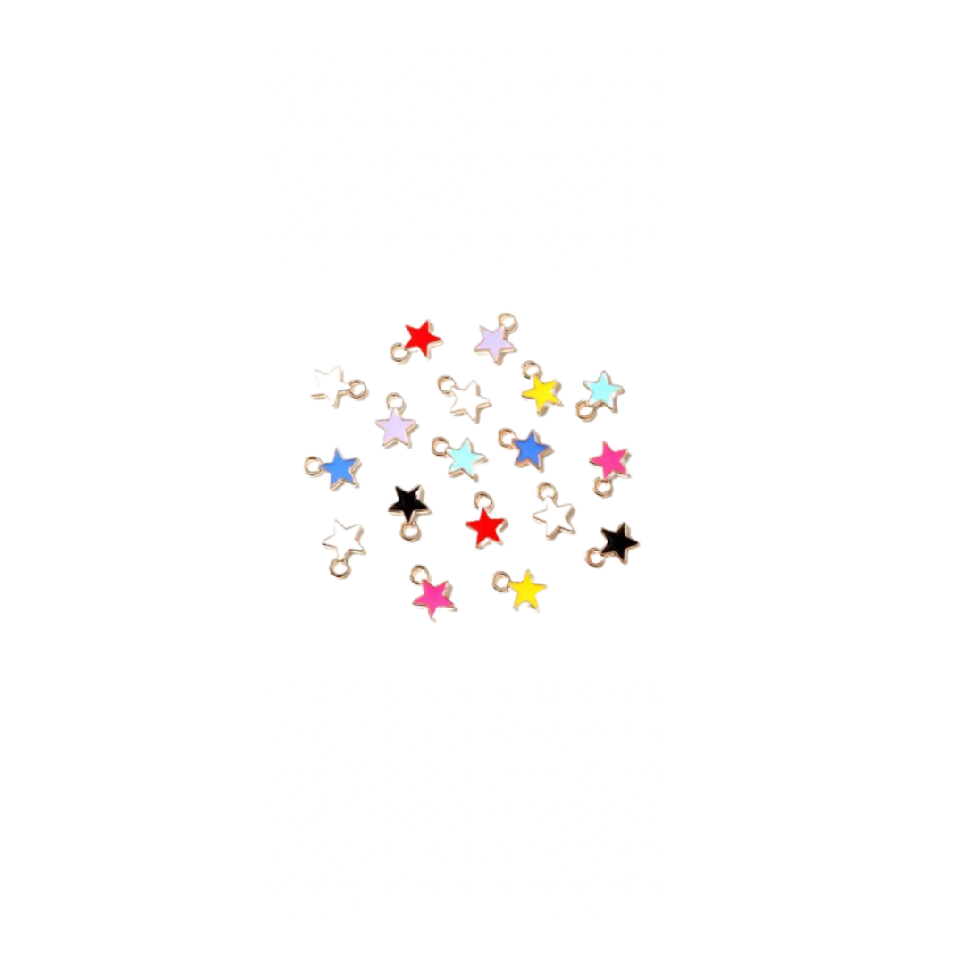 Gold - Mini coloured stars