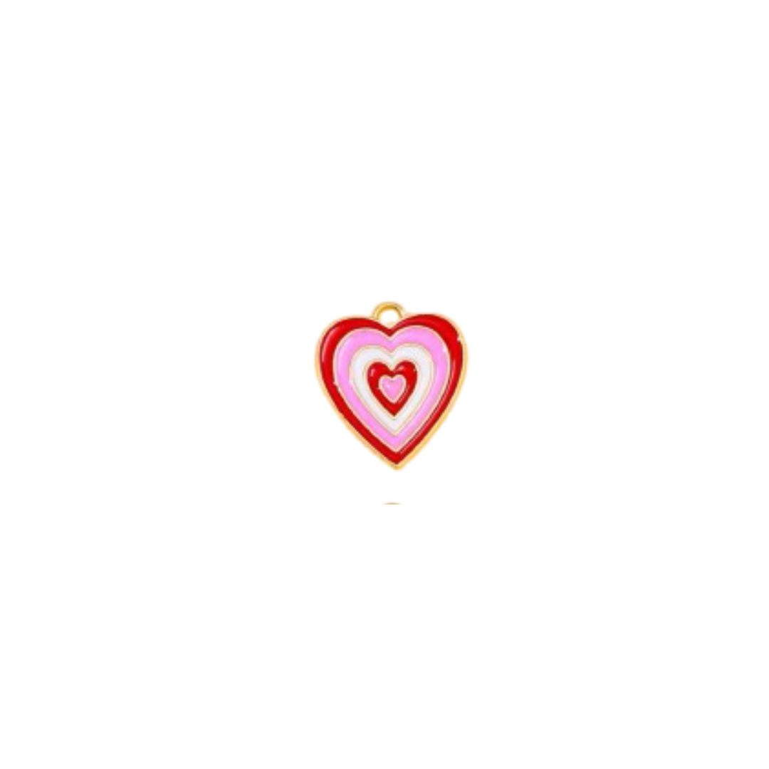 Red and pink heart