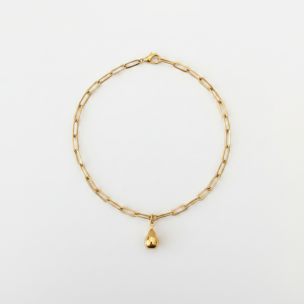 Gold pear drop