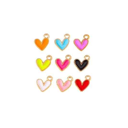 Mini coloured heart