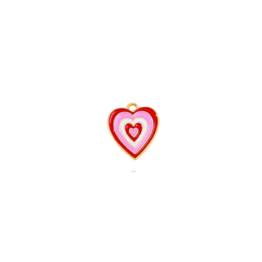 Red and pink heart