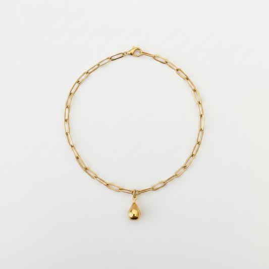 Gold pear drop